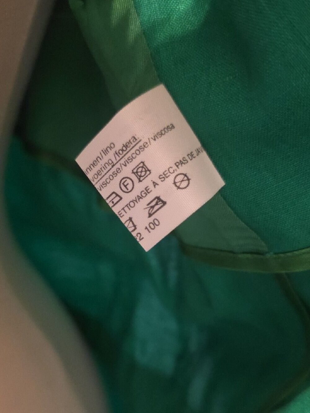 Louis Feraud Vibrant Green Single-Button Blazer - Picture 6 of 13